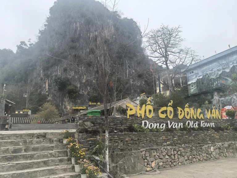 Phố cổ Đồng Văn với những ngôi nhà mái ngói trong ảnh chụp ngày 9-2-2025.