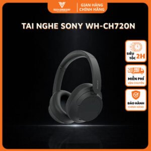 Ảnh sản phẩm Sony WH-CH720N từ niêm yết nguồn.